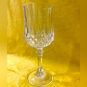 4 PC Cristal D'Arques-Durand Longchamp (Clear) Wine Glass